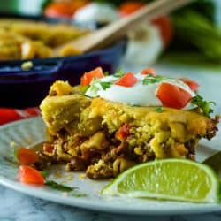 easy taco pasta casserole