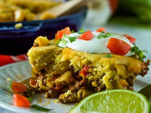 easy taco pasta casserole