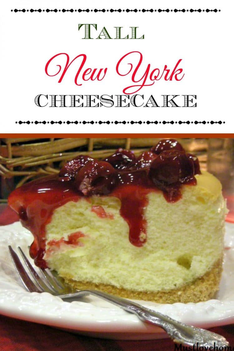 Tall New York Cheesecake