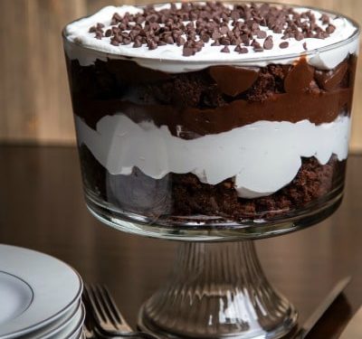 Chocolate Brownie Trifle Dessert