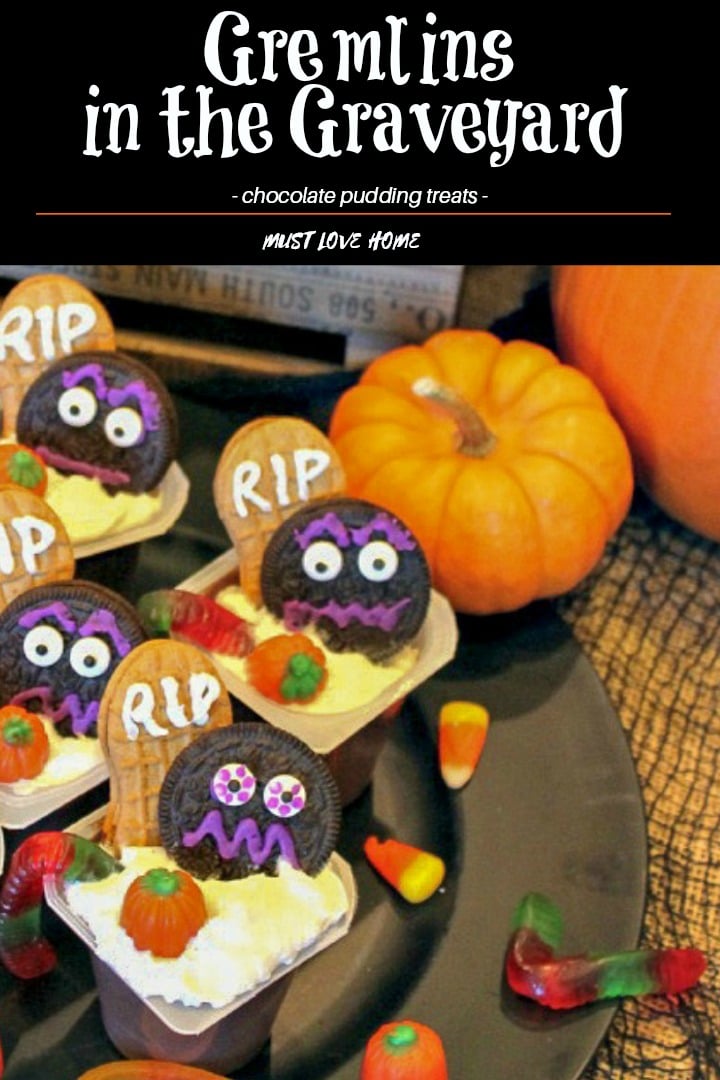 Fall is rushing by and Halloween will be here before we know it. One of the best ways I know to get the scary time started is by conjuring up a spooky  treat that both the kids and grown-ups will love.