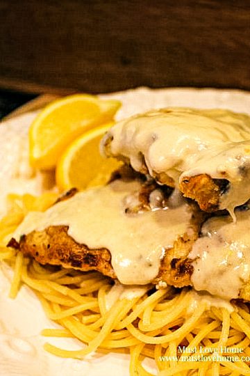 Chicken with Chive lemon Sauce is skillet chicken topped with a tasty lemon sauce. It's a full of flavor meal read in less than 30 minutes.