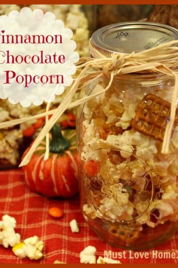 If you love popcorn, you will fall madly for the mouthwatering taste of Cinnamon Chocolate Popcorn. Fragrant cinnamon combined with the sweet smooth chocolate is such a tasty treat that you will not be able to stop munching this AMAZING popcorn.