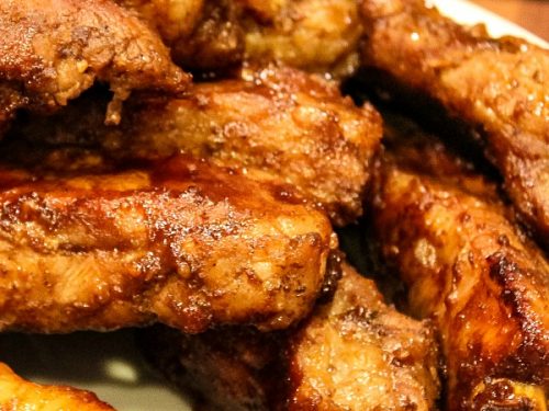 Spicy St Louis Ribs - made with large pork ribs and a sauce chock full of flavor, you'll need a knife and fork for these Asian inspired ribs!