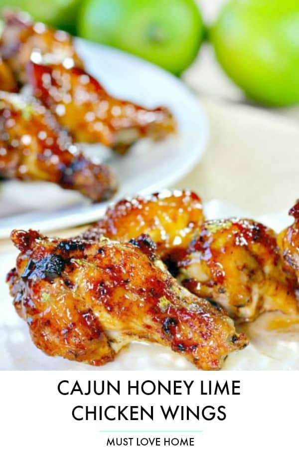 Citrus and spicy, with a hint of honey, these Cajun Honey Lime Chicken Wings may change the way you flavor your wings forever. The wings are oven baked and basted with an amazing sauce that will make these wings a crowd favorite.