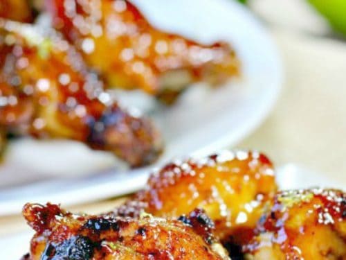 Citrus and spicy, with a hint of honey sweetness, these Cajun Honey Lime Chicken Wings may change the way you flavor your wings forever.  The wings are oven baked, and basted with an amazing sauce that will make these wings a crowd favorite.