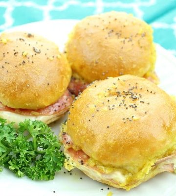 Italian Ham and Cheese sliders