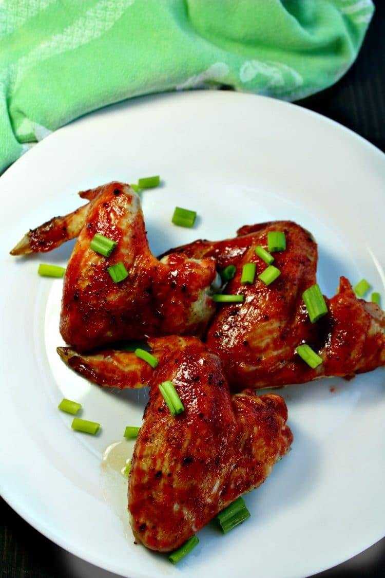 Make these AMAZING crispy Fiery Asian Wings anytime in your oven! Makes perfect smokin' hot wings every time!