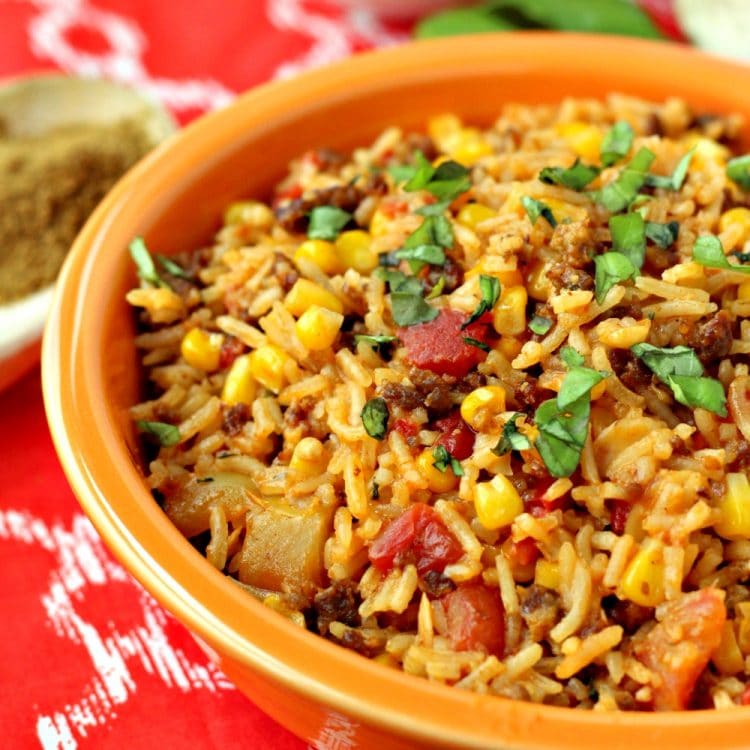 Mexican Chorizo Rice – Must Love Home