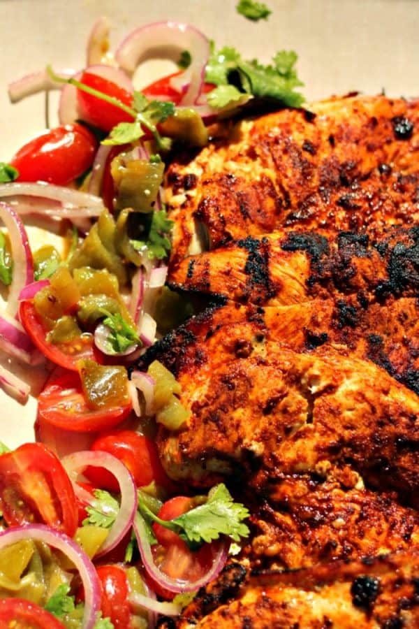 Harissa Chicken with Cilantro Salad – Must Love Home