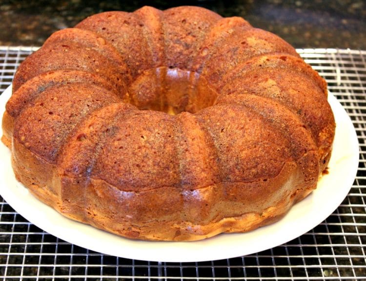 Cream Cheese Banana Bread Bundt Cake is made decadent by adding a luscious cream cheese filling - incredibly light yet so moist and delicious you will want to make it again and again!