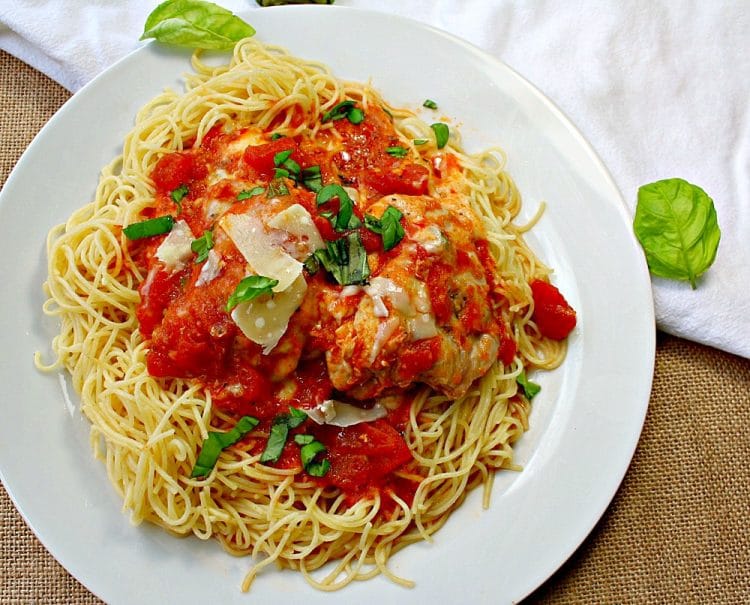 Slow Cooker Chicken Parmesan