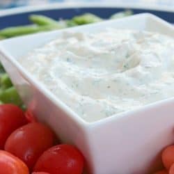 easy herb dill dip