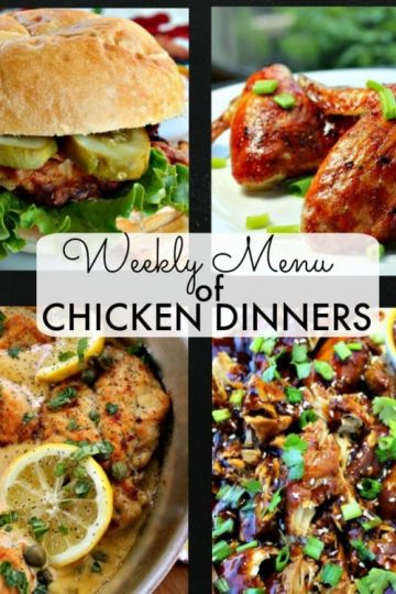 We are cooking up a work week of favorite Chicken Dinner recipes. From skillet, to slow-cooker to oven, we have you covered for the work week! No guesswork involved, just bring your own side dish or favorite salad to make a complete meal.