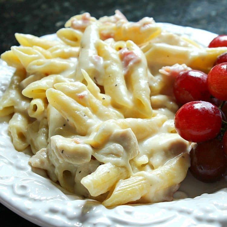 Chicken Cordon Bleu Penne Pasta