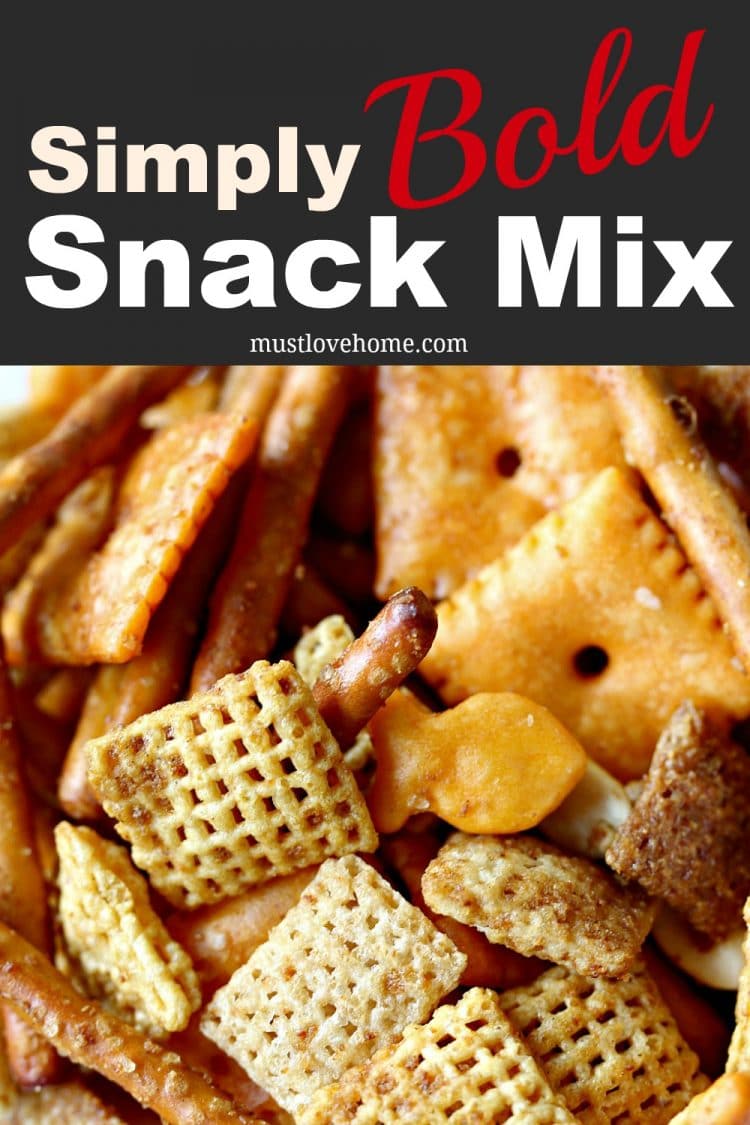 BOLD SNACK MIX - Great for parties, game day or anytime you want a spicy robust treat that will be eaten by the handful!