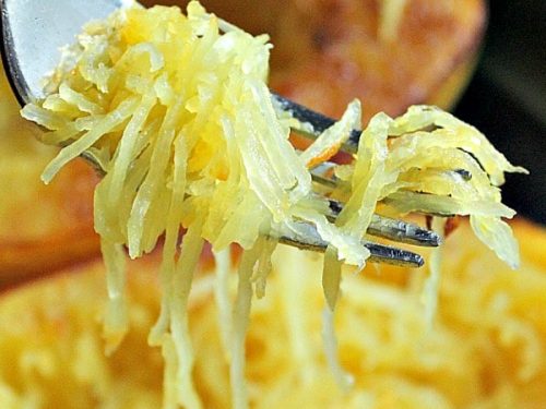 How to Cook Spaghetti Squash! It is a delicious, healthy alternative to pasta and low calorie too!