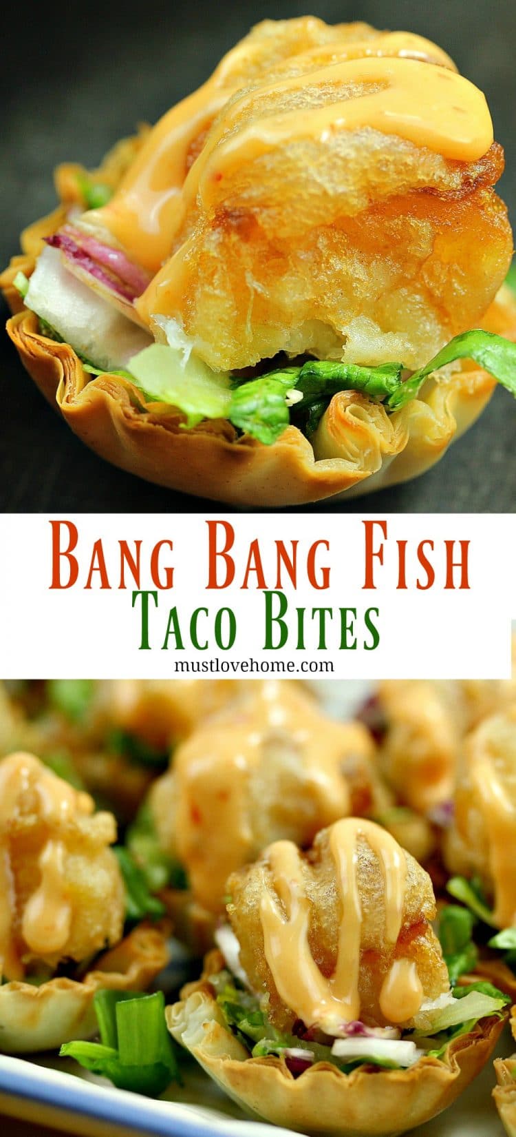 Bang Bang Fish Taco Bites