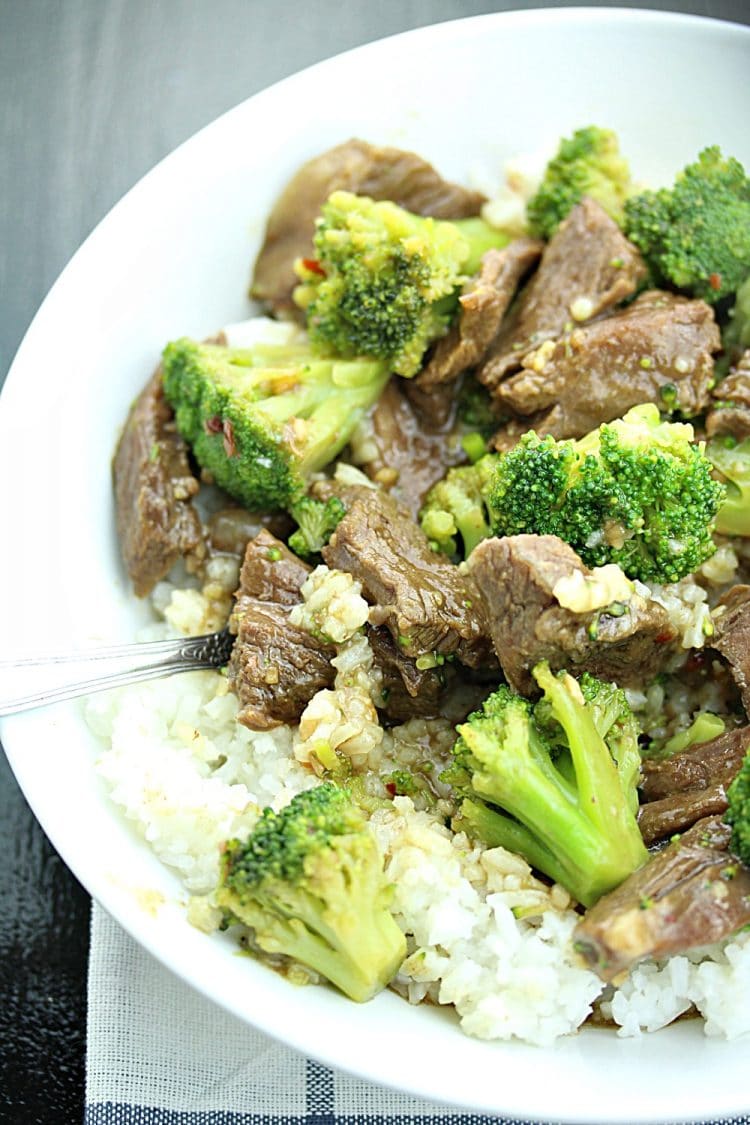 The melt-in-your-mouth beef, tender broccoli and thick, succulent sauce make this homemade Slow Cooker Mongolian Beef with Broccoli a family favorite. Serve this amazing recipe over rice and you have a complete meal that tastes even better than take-out!