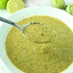 Homemade Zesty Tomatillo and Lime Sauce recipe in under 30 minutes.