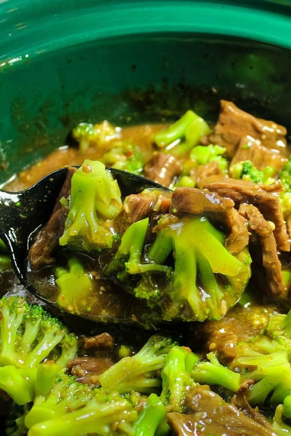 Tender beef, broccoli and a succulent sauce make this Slow Cooker Mongolian Beef with Broccoli a family favorite. Serve over rice and you have a complete meal that tastes even better than take-out!