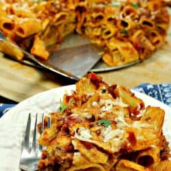 pork baked rigatoni