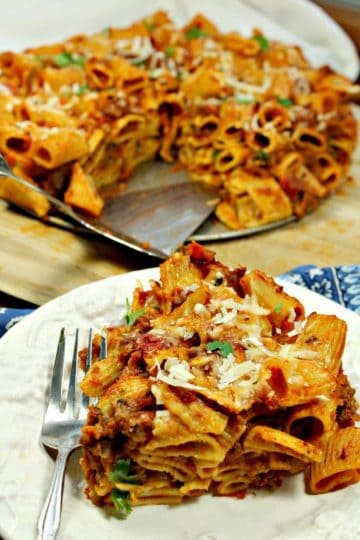 pork baked rigatoni