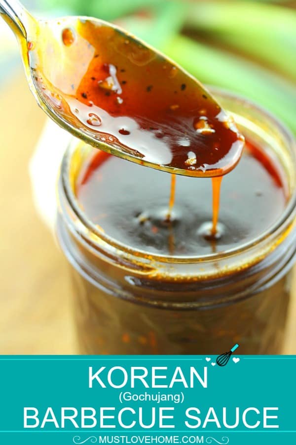 Korean Barbecue Sauce Recipe is a flavor game changer. Spiced with Gochujang, this sticky and spicy barbecue sauce is versatile enough to pair with any grilled meat or used to season stir fry, lettuce wraps and soups. Quick, easy and can be made ahead!