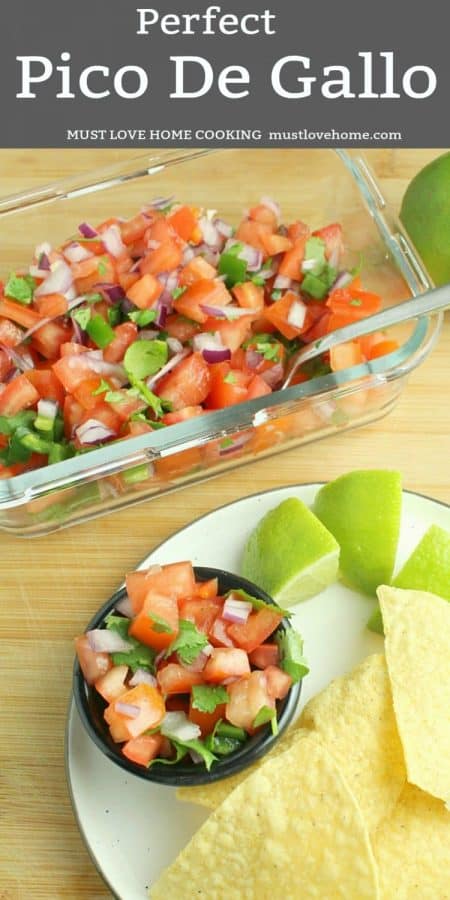 Pico de Gallo for Cinco de Mayo #mustlovehomecooking #CincodeMayo #salsa 