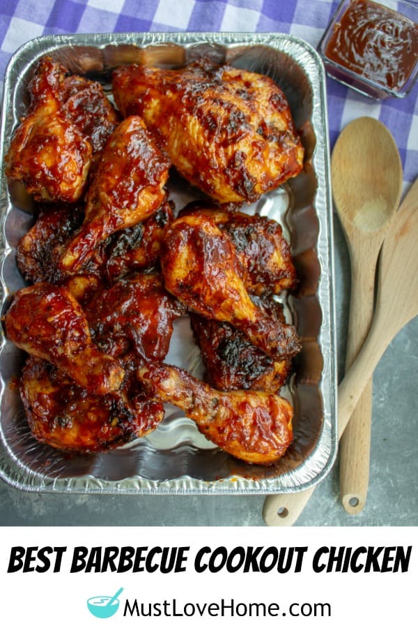 Get the flavor of moist grilled chicken slathered in tangy, caramelized homemade barbecue sauce.