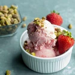 Summer like you are in Italy - the pure berry taste of Crushed Strawberry Gelato will have you believing! Whether you are in Florence or in your own hometown, this frosty treat with little chunks of fresh strawberries will be a winner!