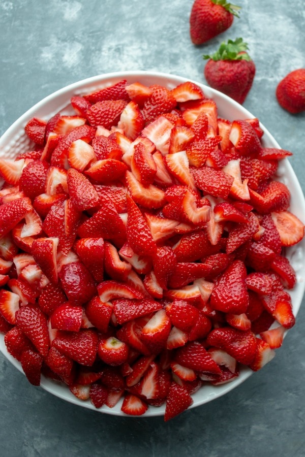 Strawberries for Crush Strawberry Gelato