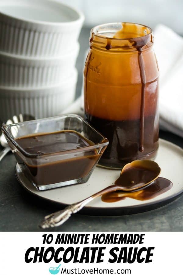 10 Minute Homemade Chocolate Sauce - cocoa powder based sauce served hot or cold, adds the right finishing touch to any ice cream sundae or dessert. 