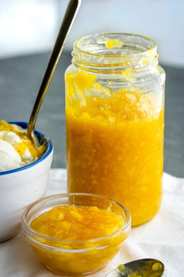 Thick and chunky Fresh Homemade Pineapple Sauce is a tasty tropical topper for your next ice cream sundae or pound cake. 