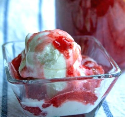 Homemade Strawberry Sauce