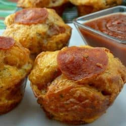 Double Pepperoni Pizza Poppers