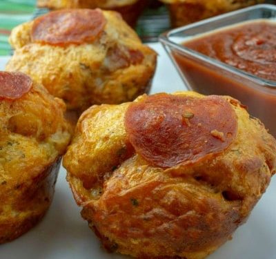Double Pepperoni Pizza Poppers