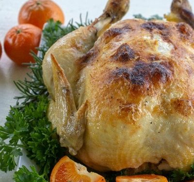 This slow cooker whole chicken is a deliciously seasoned Sunday dinner style chicken made with the help of a crock pot.