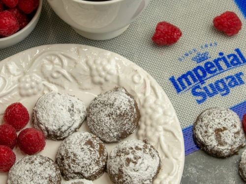 Delicate and sweet, Chocolate Melt In Your Mouth Sugar Cookies use only a handful of ingredients to produce a tender cookie that literally melts in your mouth.