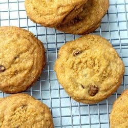 cookies on cooling rack