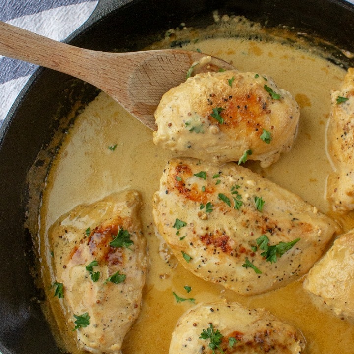 Creamy French Mustard Chicken Recipe – Must Love Home