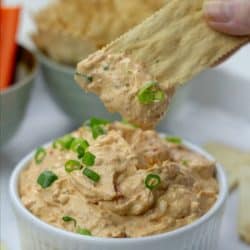 Crazy delicious and super easy, try this and you'll never need another party dip recipe! Takes less than 5 minutes to make!