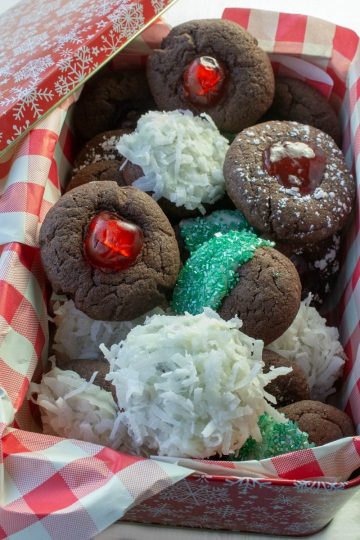 Holiday baking is simple and quick with Easy Cake Mix Christmas Cookies! Try these at your next party. Great for gift-giving and bake sales too!