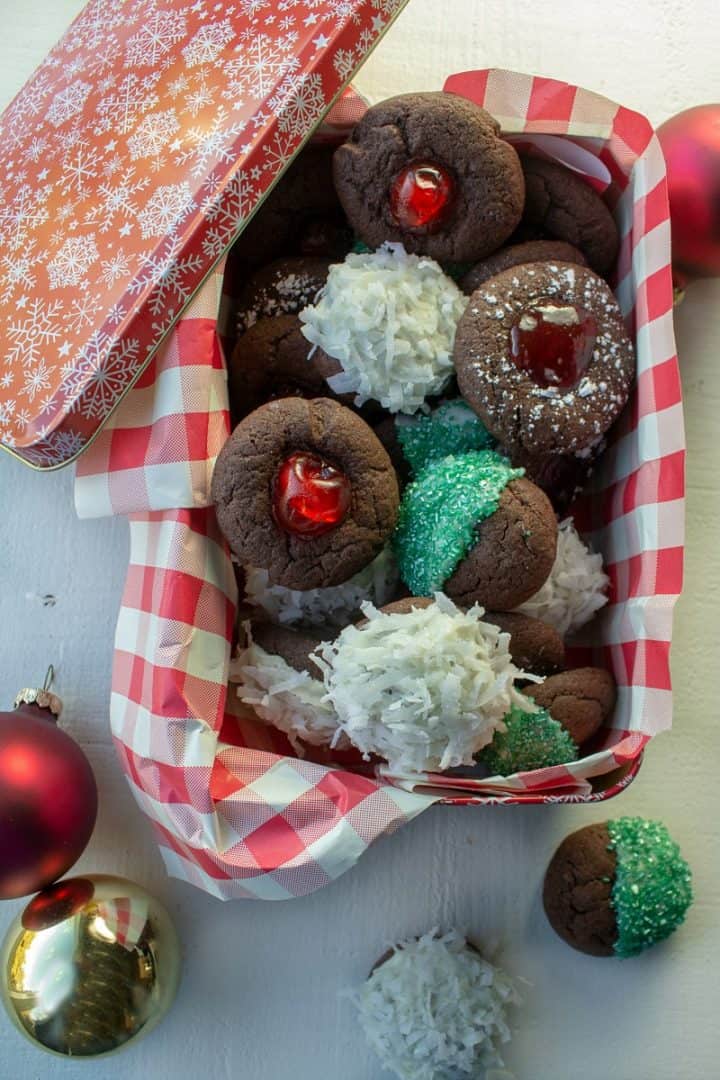 Holiday baking is simple and quick with Easy Cake Mix Christmas Cookies! Try these at your next party. Great for gift-giving and bake sales too!