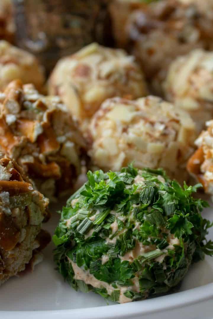 Savory Cheese Ball Bites