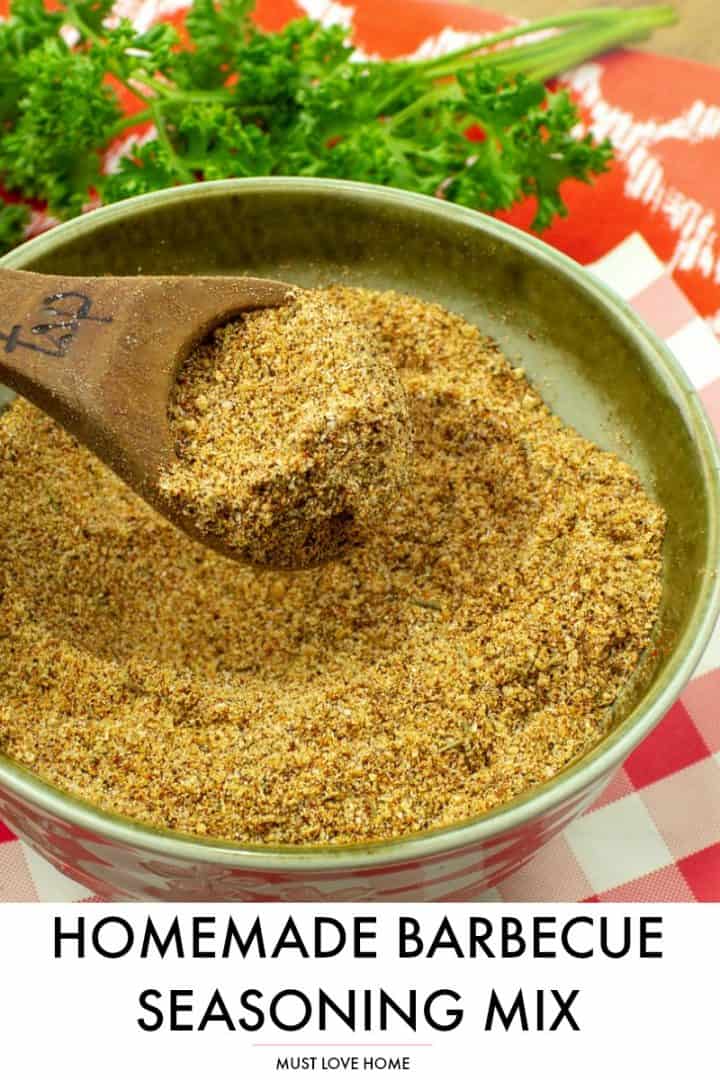Sweet and spicy, this easy barbecue seasoning mix recipe adds serious flavor to your beef, chicken and pork!