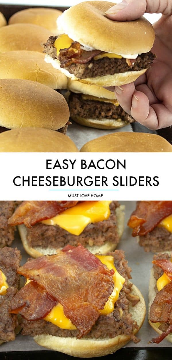 Tender beef, crispy bacon and oozing with melting cheese, you won't believe how simple these Bacon Cheeseburger Sliders are to make. Everything is made in the oven in under 30 minutes!