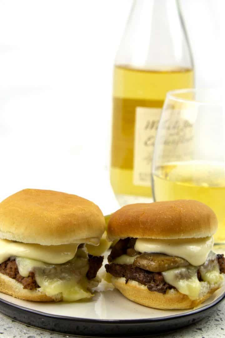 Easy and elegant, simple Swiss Mushroom Burger Sliders with a tasty Dijon Sauce are great for the big game or any event. The burgers are oven-baked and ready in about 30 minutes!