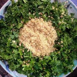 Nutty Quinoa and Kale Superfood Salad