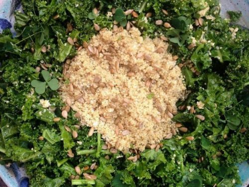 Nutty Quinoa and Kale Superfood Salad